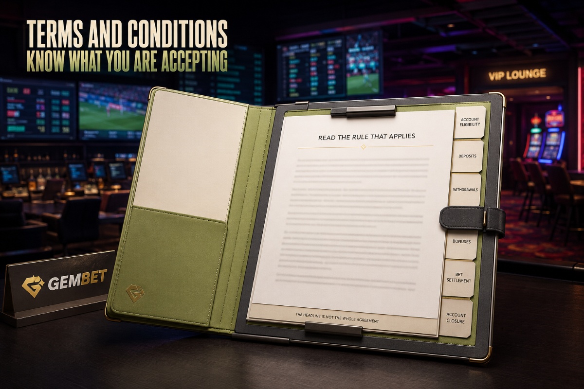 Terms and conditions reviewed for account rules, payments, withdrawals, bonuses and betting settlement