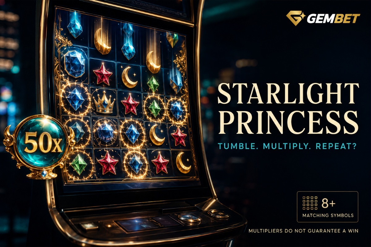 Starlight Princess slot guide showing tumbling symbols and multiplier mechanics