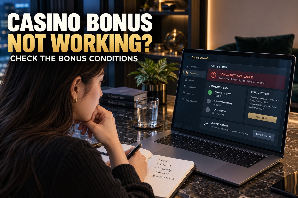 Casino Bonus Not Working troubleshooting for missing casino rewards