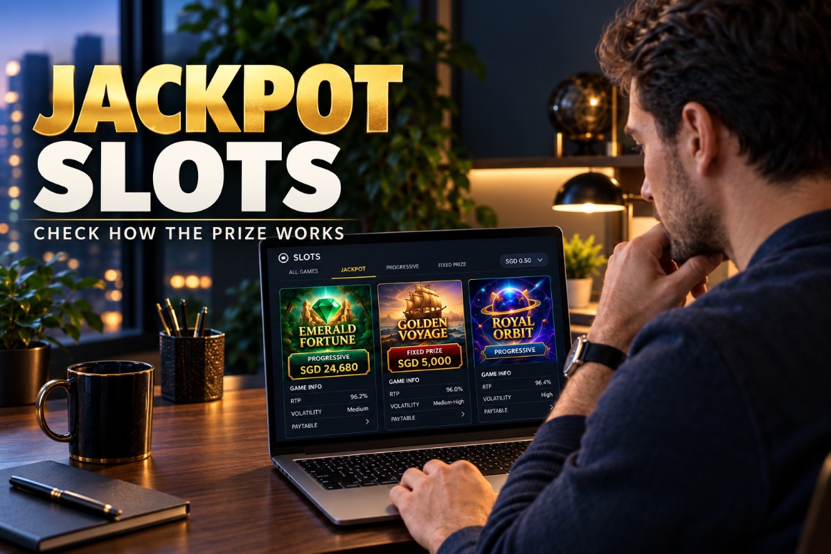 Jackpot Slots guide explaining progressive and fixed jackpot mechanics